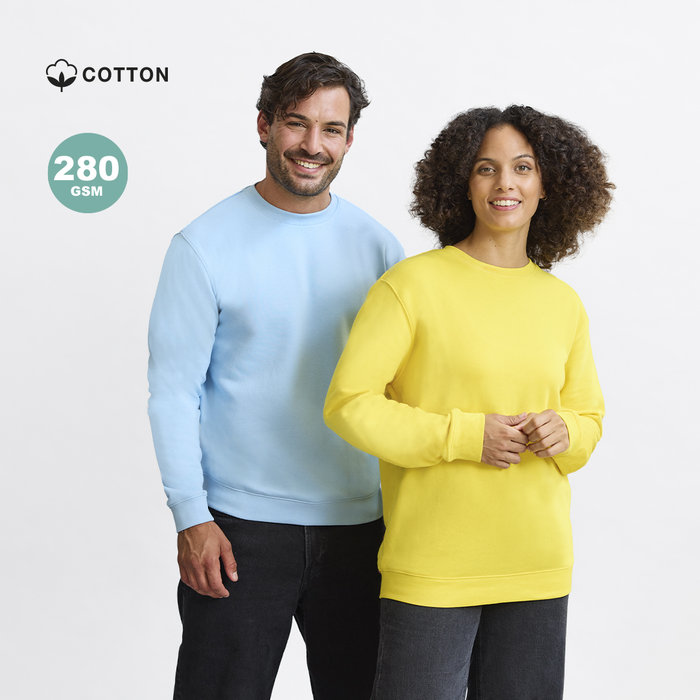 Sudadera sin capucha Cosmos · 280 g/m², fotografía de Makito